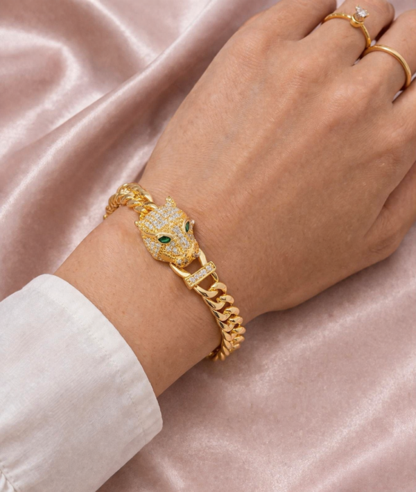 Pulsera Panther Lux 18K Gold Plated - unisex