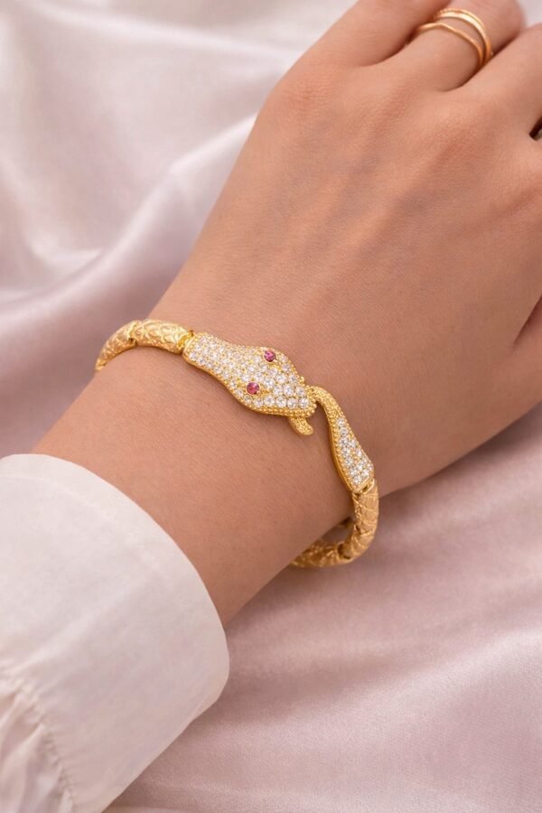Pulsera Serpiente Glam 18K Gold Plated