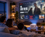 Proyector Inteligente WEMI Android 14 – 1080P Nativo, WiFi 6, Bluetooth 5.4 y Autoenfoque - Imagen 3